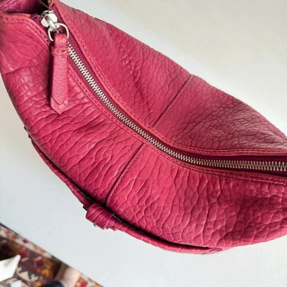 Cole Haan Thick Dusty Red Leather Medium Shoulder bag